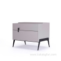 MDF wood simple design bedroom modern nightstand